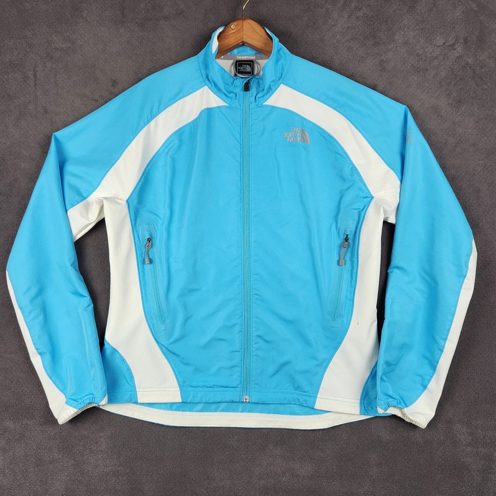 The North Face Flight Series‎ Jacket Womens Large Blue White Stretch